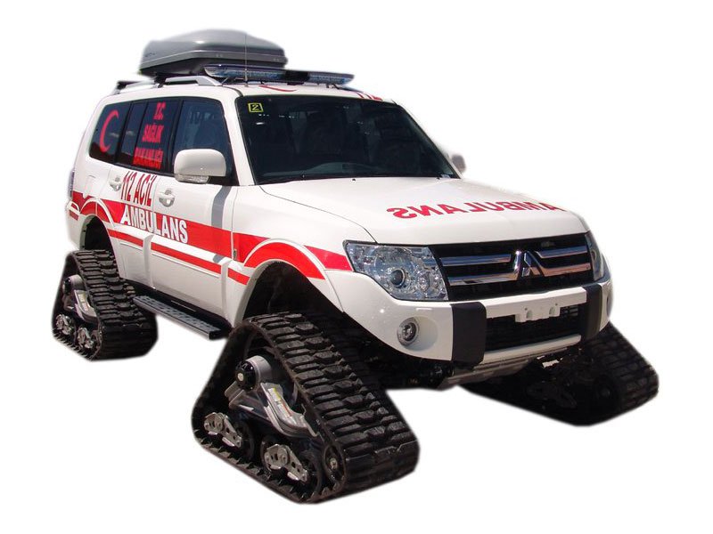 EMS Wheeled Snowtrack Ambulance